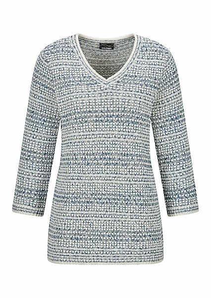 GOLDNER Rundhalspullover "Strukturpullover mit 3D-Effekt" Faszinierende 3D- günstig online kaufen