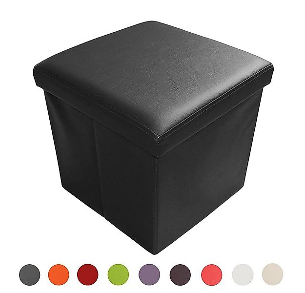 style home Sitzhocker mit Stauraum faltbare Sitzwürfel (Sitztruhe aus Kunst günstig online kaufen