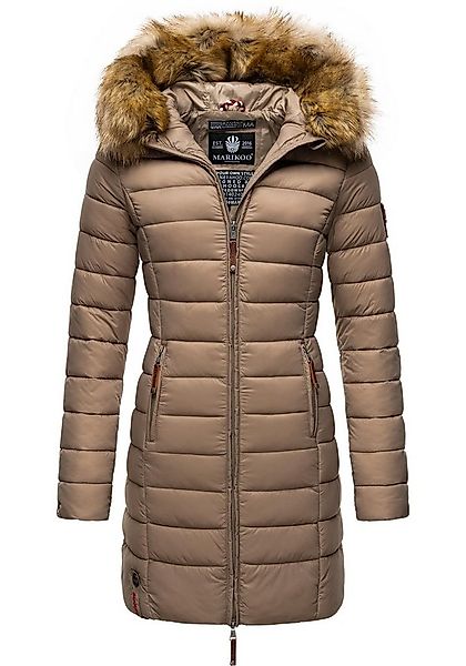 Marikoo Steppmantel Rose-Stepp zeitloser Winterparka mit großer Kunstfellka günstig online kaufen