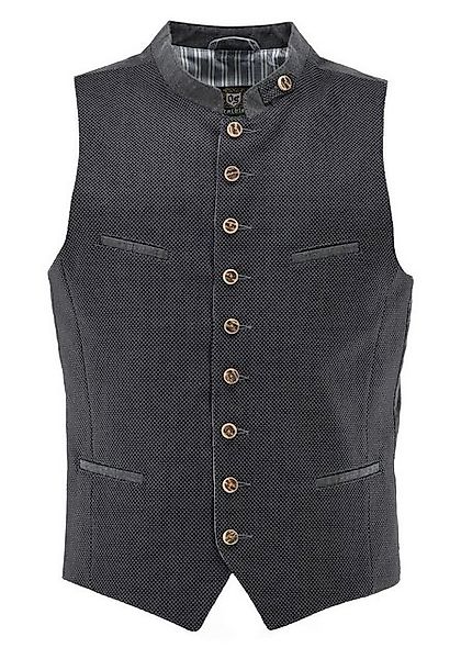 OS Trachten Trachtenweste Qalimo Slim Fit, 4 Leistentaschen, ärmellos günstig online kaufen