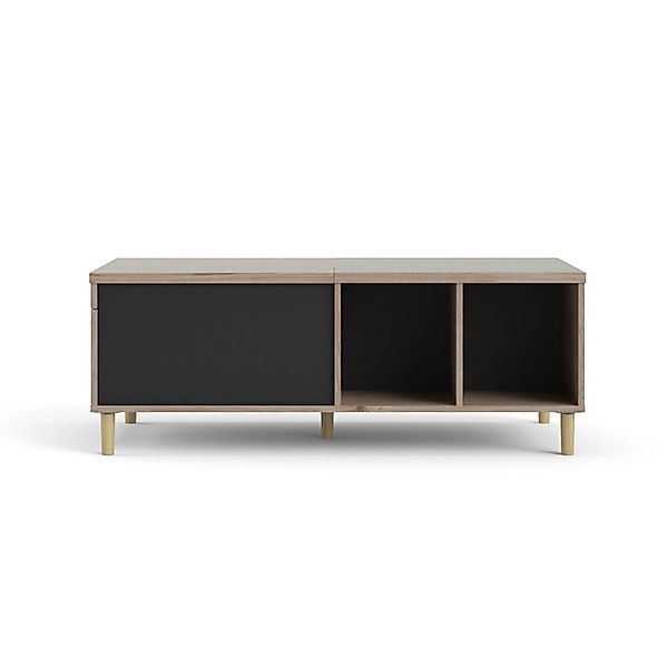 ebuy24 Penny Couchtisch mit Ausziehbarer Deckplatte und 2 Fächern Hickory-D günstig online kaufen