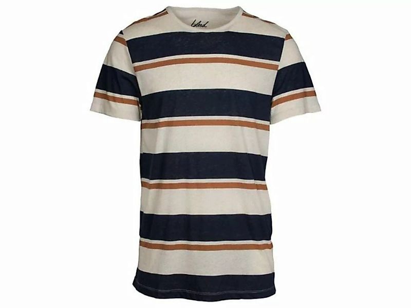 bleed clothing T-Shirt bleed Bio-Herren-T-Shirt 'Block Stripe' mit Rundha günstig online kaufen