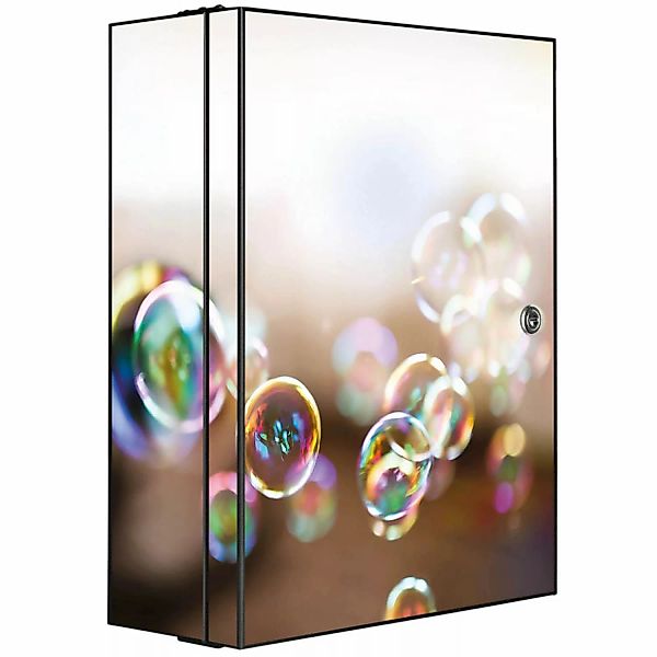 Banjado XXL Medizinschrank Abschliessbar 35x46x15cm Arzneischrank Anthrazit günstig online kaufen
