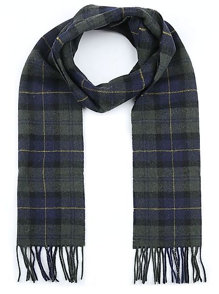 Barbour Schal Tartan Lammwolle Klassisch Dunkelgrün - günstig online kaufen