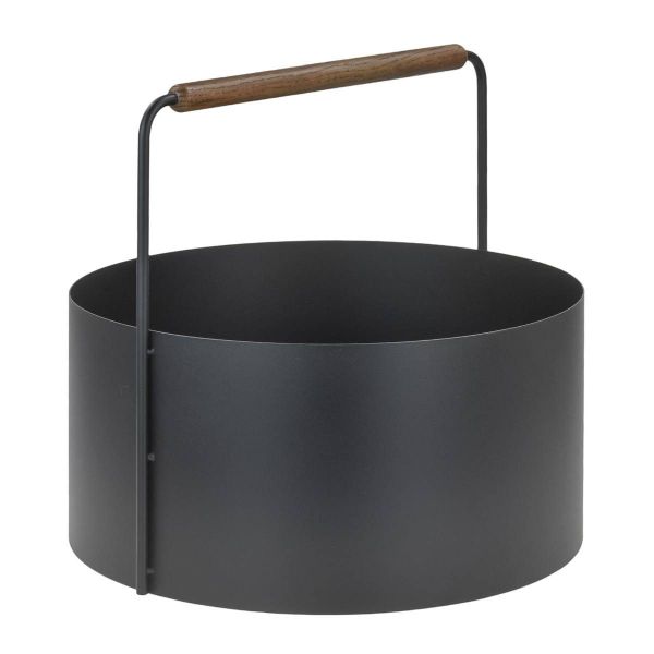 blomus Kaminholzkorb "Ashi" Holzkorb Metall Aufbewahrungskorb günstig online kaufen