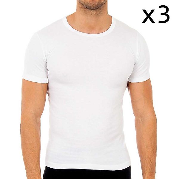 Abanderado 0806 Short Sleeve T-shirt 3 Einheiten 56 White günstig online kaufen