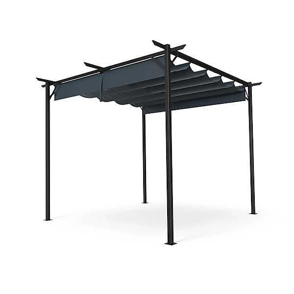 Blumfeldt Pantheon Robust Pergola Gartenpavillon 3x3 m Wetterbeständig Stah günstig online kaufen