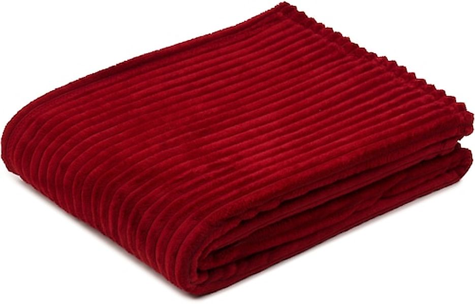 Gözze Wohndecke "Feincord Kuscheldecke" flauschig weich und wohlig warm günstig online kaufen