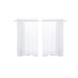 Sunicol Schiebegardine Kurzgardine Wasserdicht, Transparent Bistrogardine, günstig online kaufen