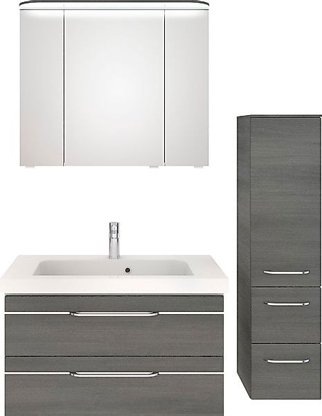 Saphir Badmöbel-Set »Balto Sprint 3-teilig, Mineralmarmor-Waschtisch mit LE günstig online kaufen