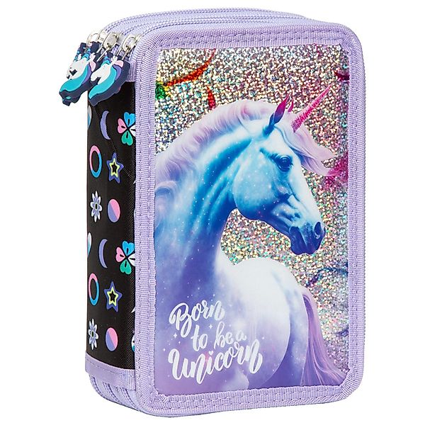 DERFORM Federtasche Einhorn 3 Fach Federtasche günstig online kaufen