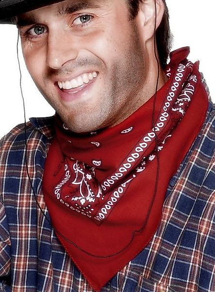 Smiffys Cowboy-Kostüm Cowboy Bandana rot - Western Fasching Karneval Kos, A günstig online kaufen