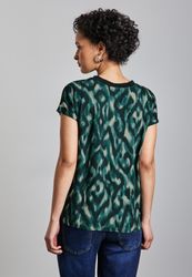 STREET ONE T-Shirt aus softem Materialmix günstig online kaufen