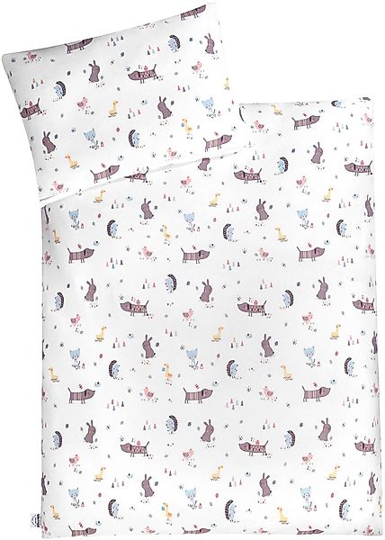Julius Zöllner Kinderbettwäsche Crazy Animals, Jersey, günstig online kaufen
