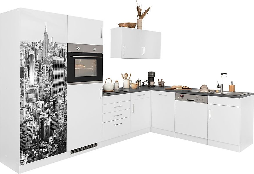 KOCHSTATION Küchenzeile "KS-Paris – Küchen mit einzigartigen Fotomotiven au günstig online kaufen