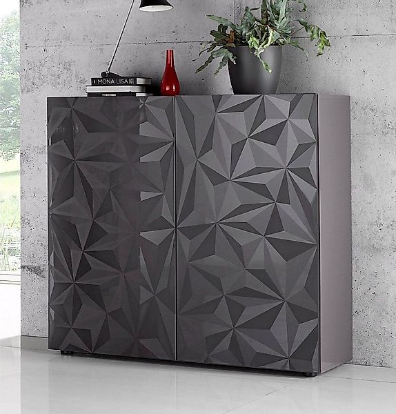 INOSIGN Highboard Prisma Höhe 111 cm, Breite 121 cm, Kommode 2 Türen, Hochk günstig online kaufen