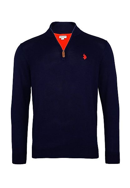 U.S. Polo Assn. Strickpullover Pullover Troyer Half Zip (1-tlg) günstig online kaufen
