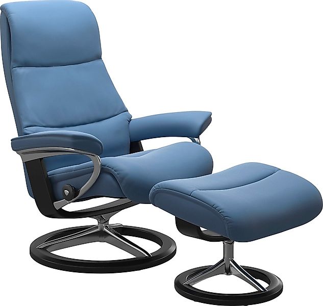 Stressless Relaxsessel "View" Set, Relaxsessel mit Hocker, mit Signature Ba günstig online kaufen