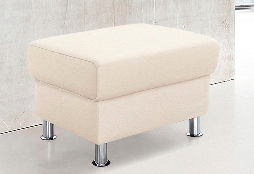 TRENDMANUFAKTUR Hocker »Rondo, Polsterhocker zur Serie, Breite 67 cm, Füße günstig online kaufen