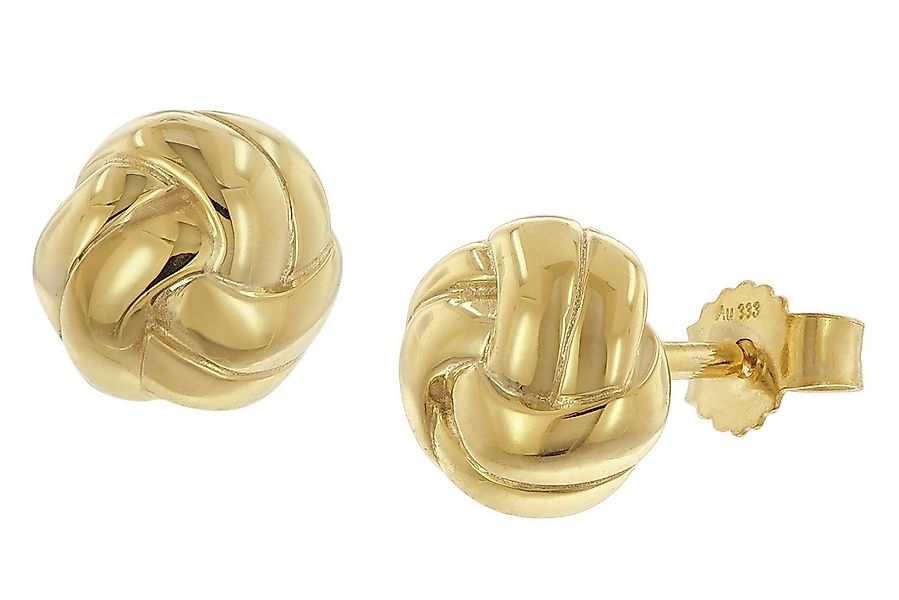 trendor Paar Ohrstecker Damen-Gold 333/8K Knoten günstig online kaufen