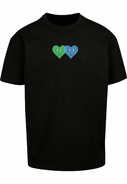 Merchcode T-Shirt "Merchcode Hugs & Love - Two Hearts Heavy Oversize Tee" 1 günstig online kaufen