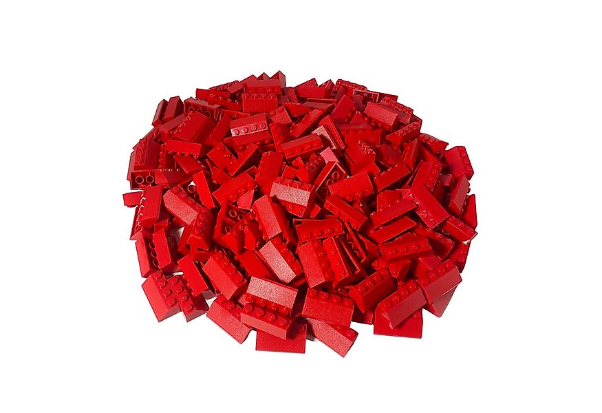 LEGO® LEGO® 2x4 Dachsteine Dach Rot fuer Dach - 3037 NEU! Menge 75x Spielba günstig online kaufen