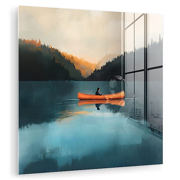MuchoWow Acrylglasbild Wälder - See - günstig online kaufen