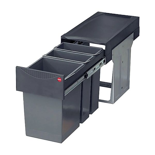 HAILO Abfallsammler Mülleimer Terzett 15L 7L 7L Dunkelgrau 3666191 günstig online kaufen