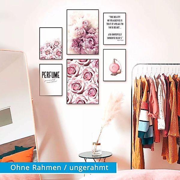 Artland Poster "Schönheit der Rose", Blumen, (6 St.), Poster, Wandbild, Bil günstig online kaufen