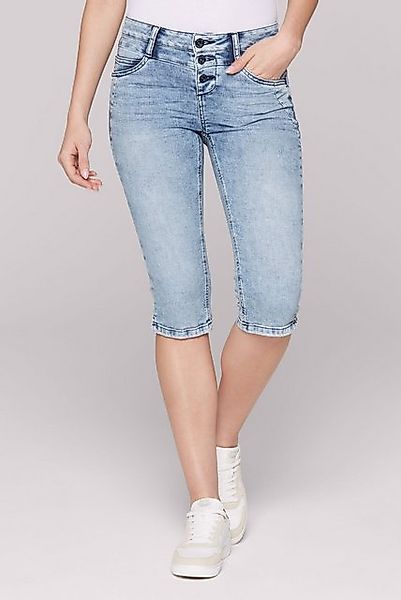 SOCCX Jeansshorts mit Schlitz am Saum günstig online kaufen