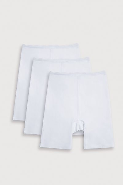 YSABEL MORA Lange Unterhose "BASIC COLLECTION COTTON WITH LACE", (3er Pack) günstig online kaufen