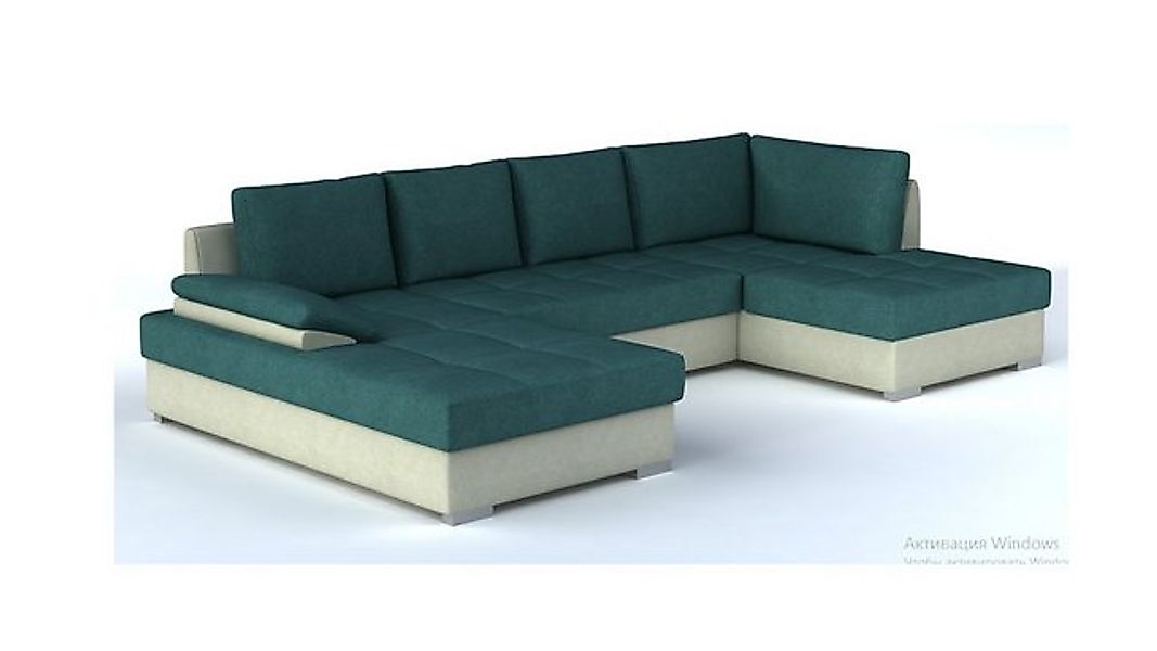 Xlmoebel Ecksofa Neue Ecksofa-Garnitur in U-Form mit großem Design für das günstig online kaufen