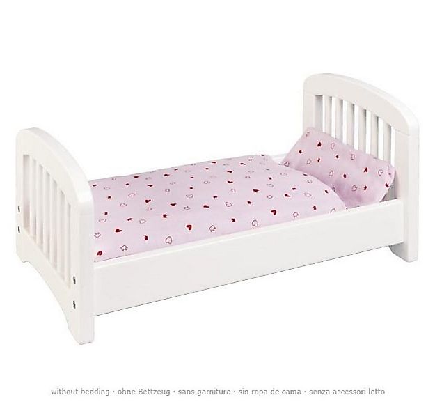 goki Puppenbett Puppenbett Weiss, Puppenmöbel Puppenstube Puppenhaus Puppen günstig online kaufen