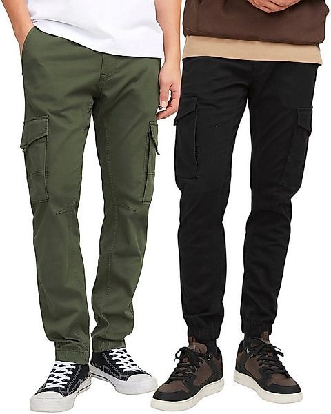 Jack & Jones Cargohose (2er-Pack) aus umweltfreundlichen Materialien günstig online kaufen
