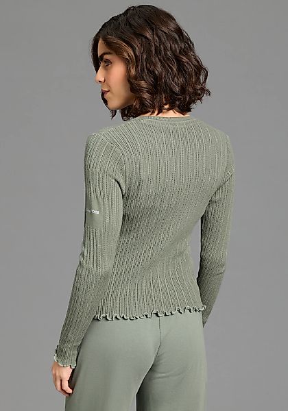 KangaROOS Strickjacke aus Pointelle-Strick günstig online kaufen