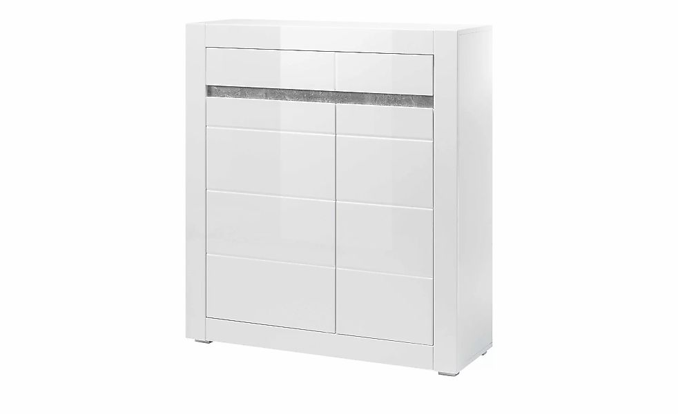 Kommode  Suavo ¦ weiß ¦ Maße (cm): B: 100 H: 112 T: 35 Kommoden & Sideboard günstig online kaufen