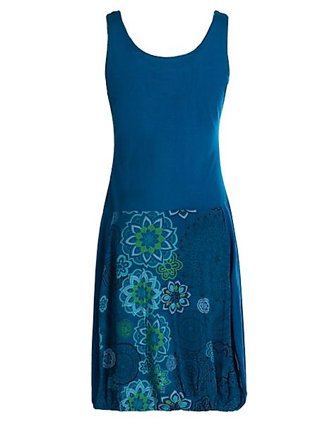 Vishes Ballonkleid Damen Kleid Baumwolle geblümt günstig online kaufen
