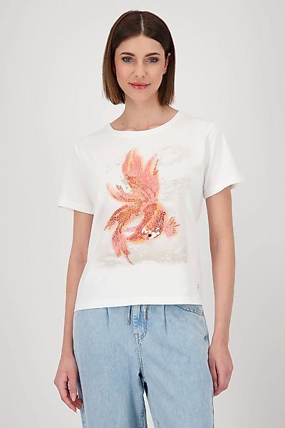 Monari T-Shirt "Shirt Schmuck Goldfisch", Mit Rundhalsausschnitt günstig online kaufen