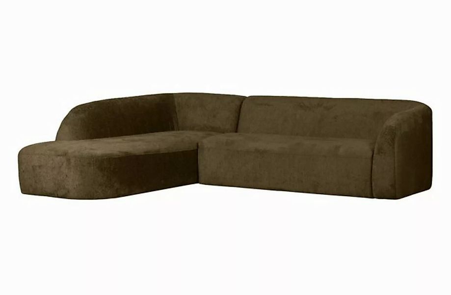 BePureHome Ecksofa Ecksofa Sloping aus Struktursamt Links, Mountain günstig online kaufen