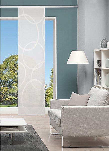 HOME WOHNIDEEN Schiebegardine PINALA (1 St), Paneelwagen, transparent, Schi günstig online kaufen