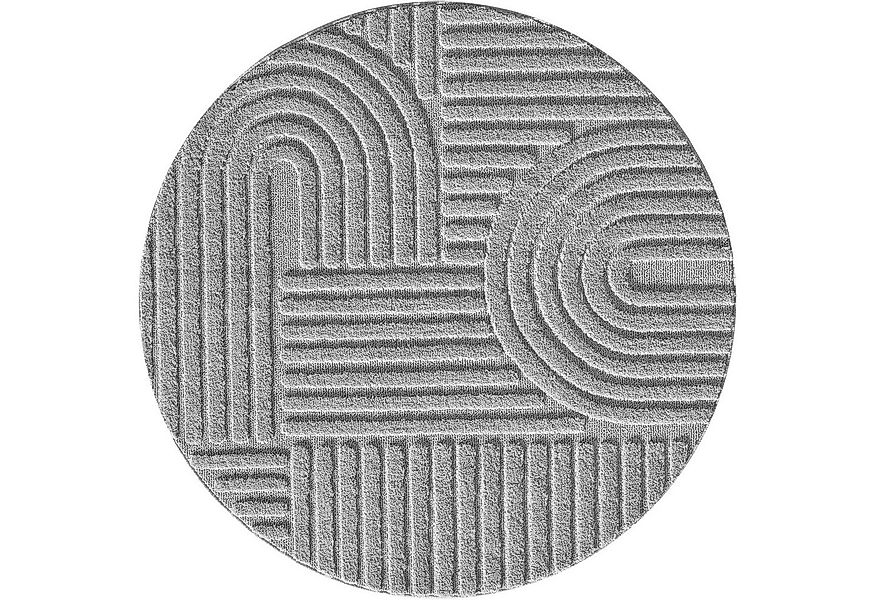 Ayyildiz Teppiche Designteppich ART 1121 Boho Design, rund, Höhe: 20 mm, au günstig online kaufen