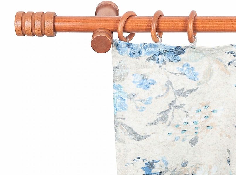 SN DECO GROUP Gardinenstange "Pisa" 1 läufig-läufig Fixmaß 28 mm, Holz, ver günstig online kaufen