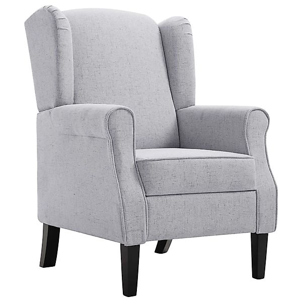 vidaXL Sessel Sessel Hellgrau Stoff (1-St) günstig online kaufen