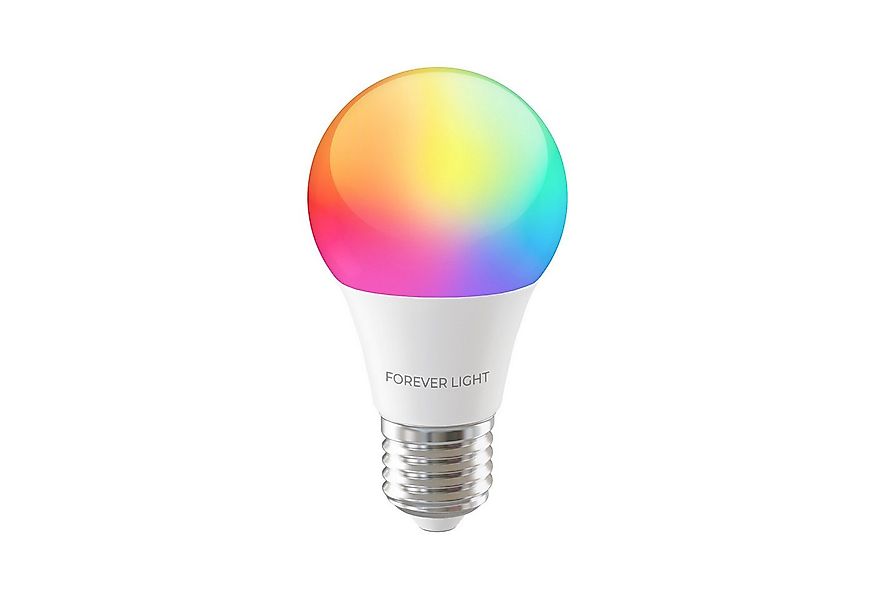 Forever Light LED-Leuchtmittel Lampe RGB E27 A60 8W 850lm Neutralweiß 4000 günstig online kaufen
