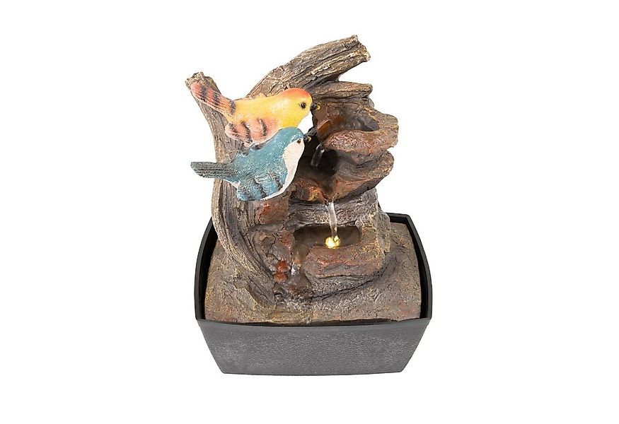 Lemodo Zimmerbrunnen Motiv-Tischbrunnen mit Pumpe und Beleuchtung, LED-Bele günstig online kaufen