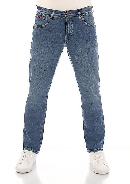 Wrangler Slim-fit-Jeans Herren Jeanshose Texas Slim Fit Denim Hose mit Stre günstig online kaufen