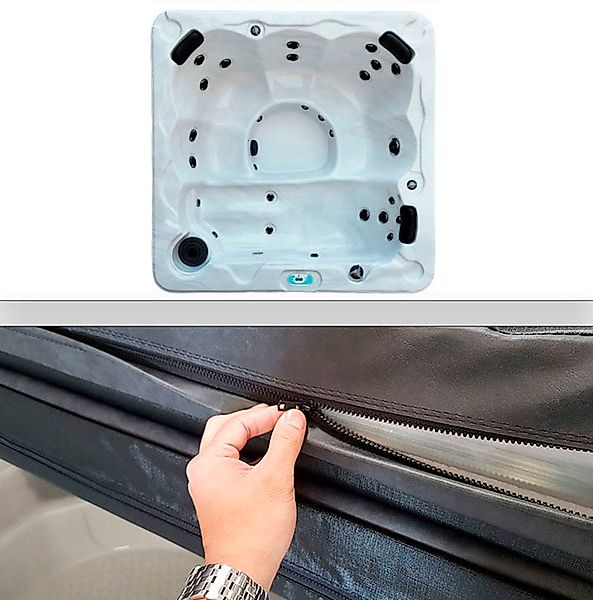 American Spa Winterschutzhaube, 200x200 cm, geeignet für Whirlpools günstig online kaufen