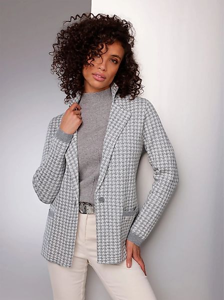 CREATION L PREMIUM Jacquardstrickjacke günstig online kaufen
