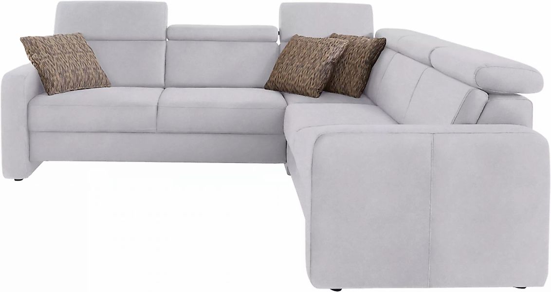 sit&more Ecksofa »Bologna L-Form«, Kopfteilverstellung, wahlweise mit Bettf günstig online kaufen