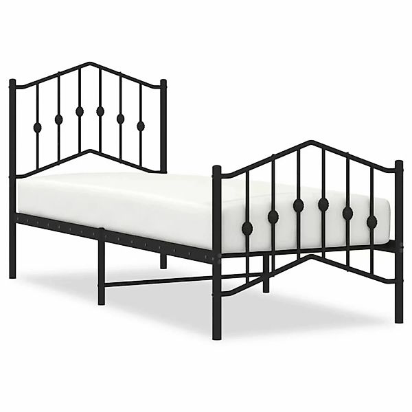 vidaXL Bett Bettgestell mit Kopf- und günstig online kaufen